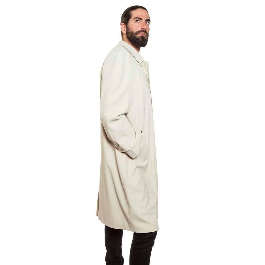 light beige wool coat