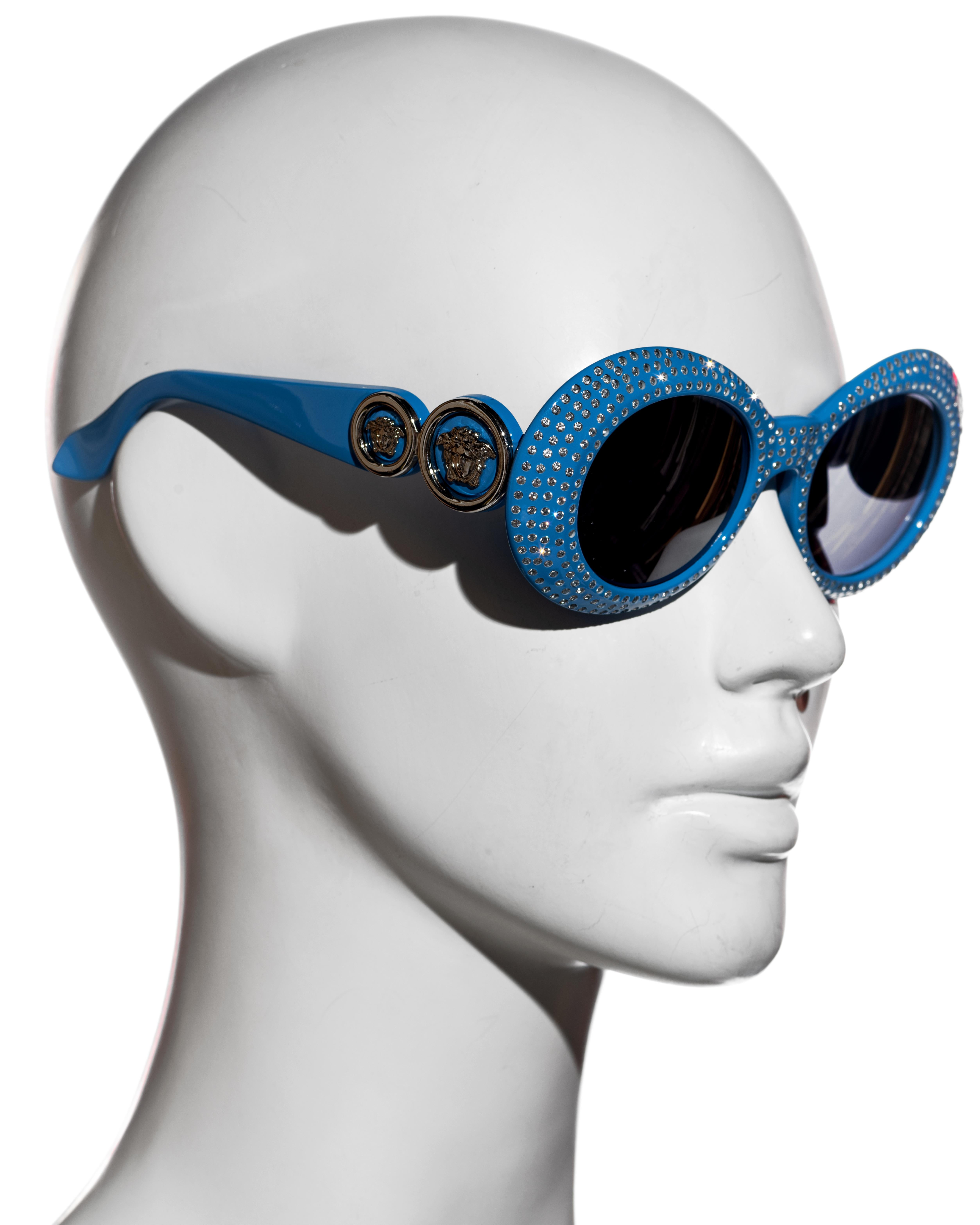 blue versace shades