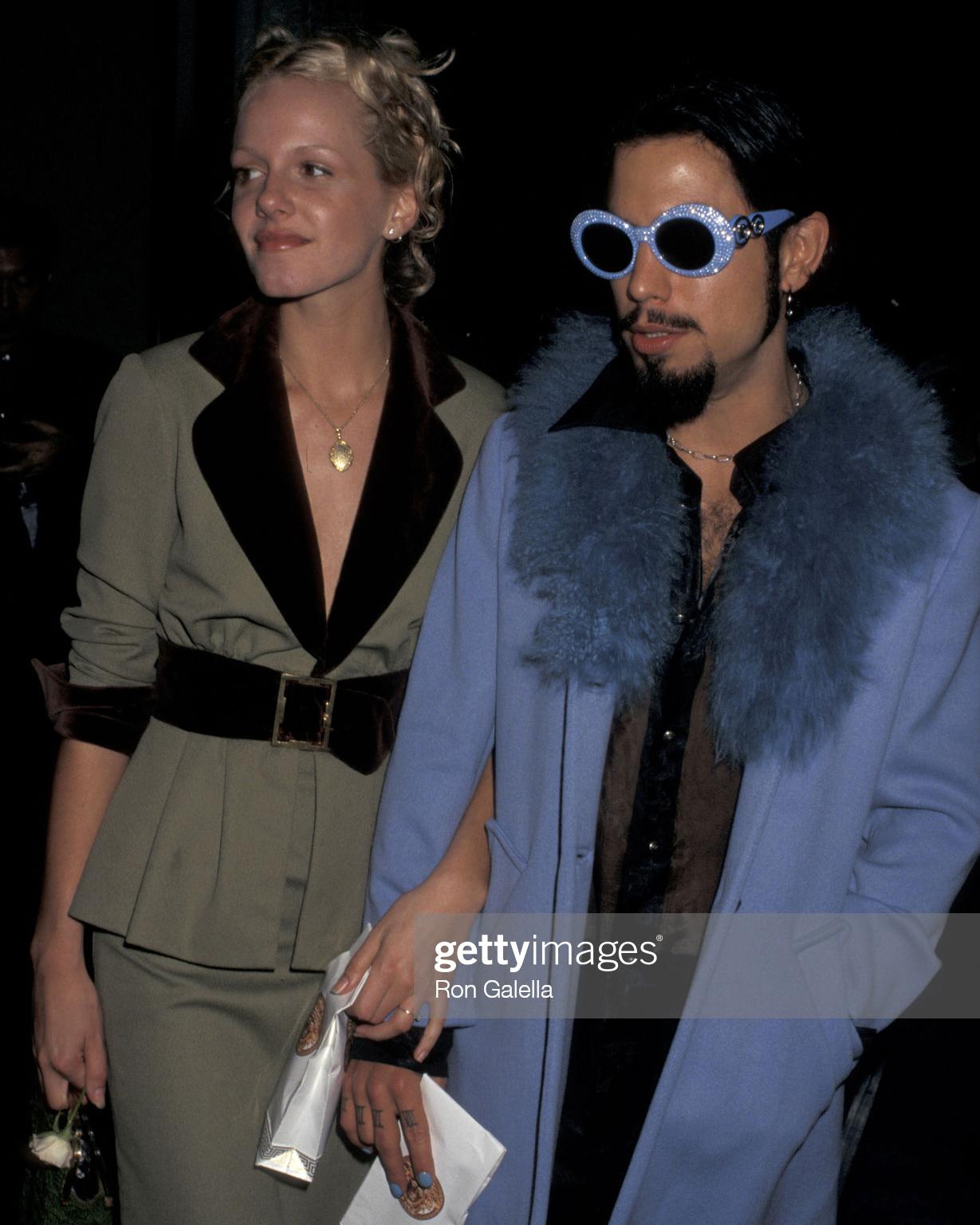 Blue Gianni Versace unisex blue rhinestone sunglasses, fw 1996