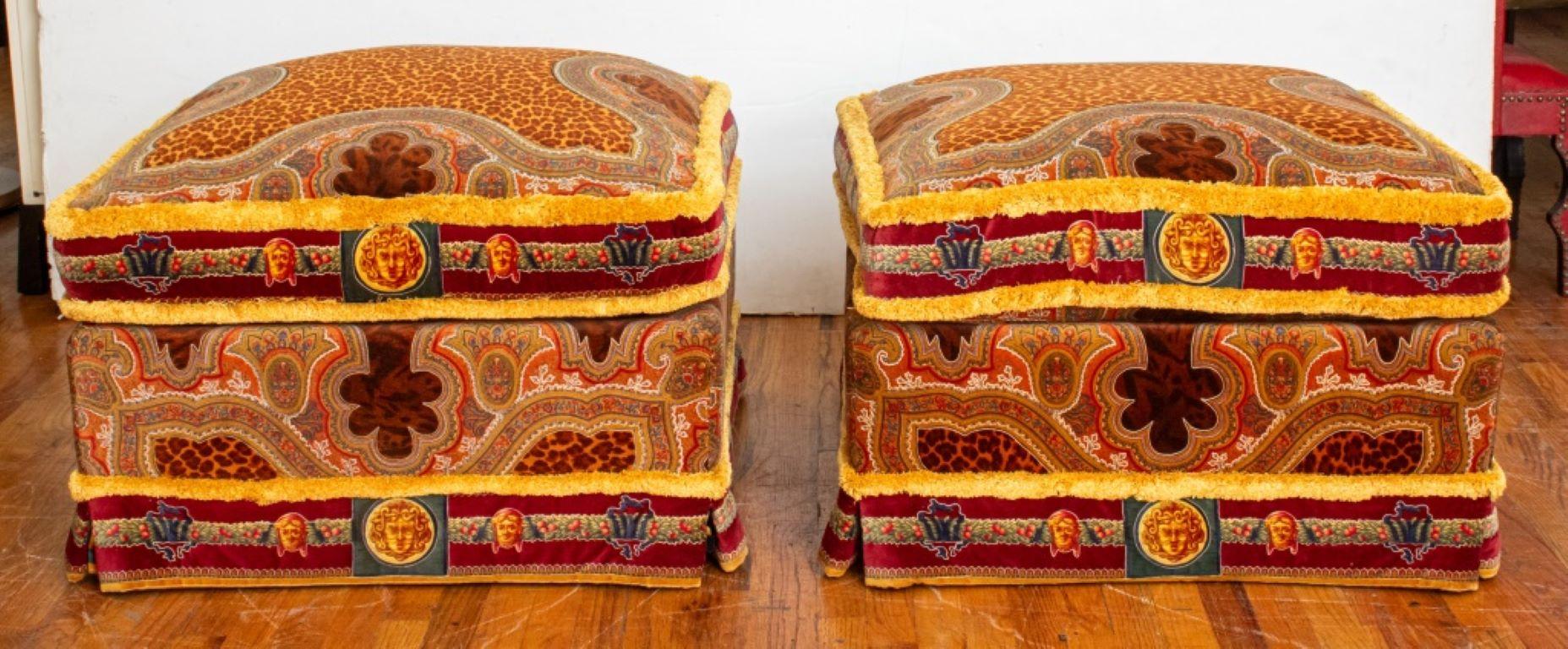 Gianni Versace Upholstered Knole Suite, 7 Pc For Sale 3