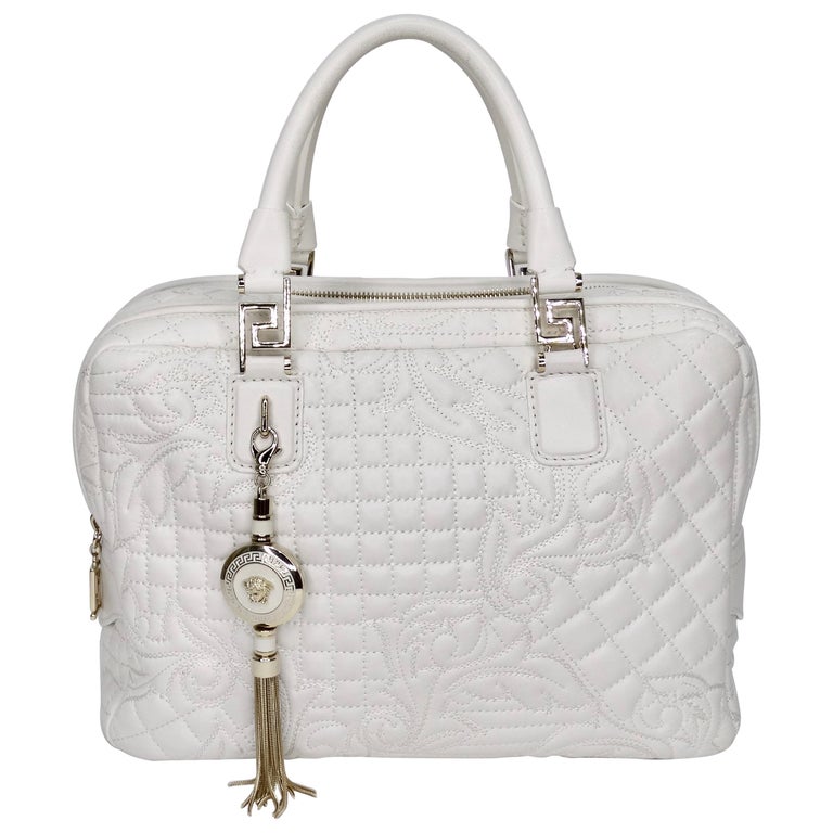 Christian Dior Pattern Print, White 2023 Himalayan Crocodile Small Lady Bag