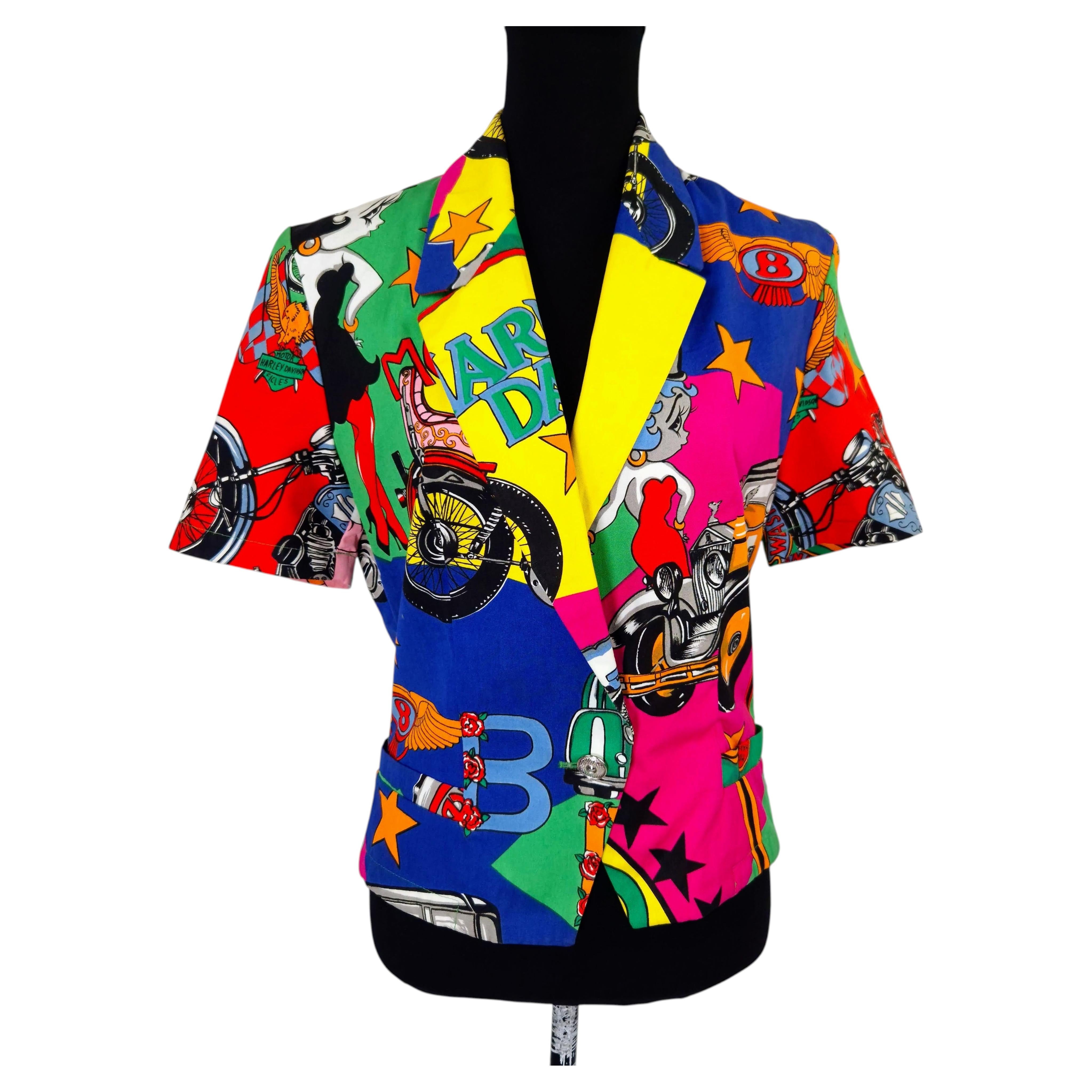 Gianni Versace, Versace Jeans Couture jacket Betty Boop vintage 1991