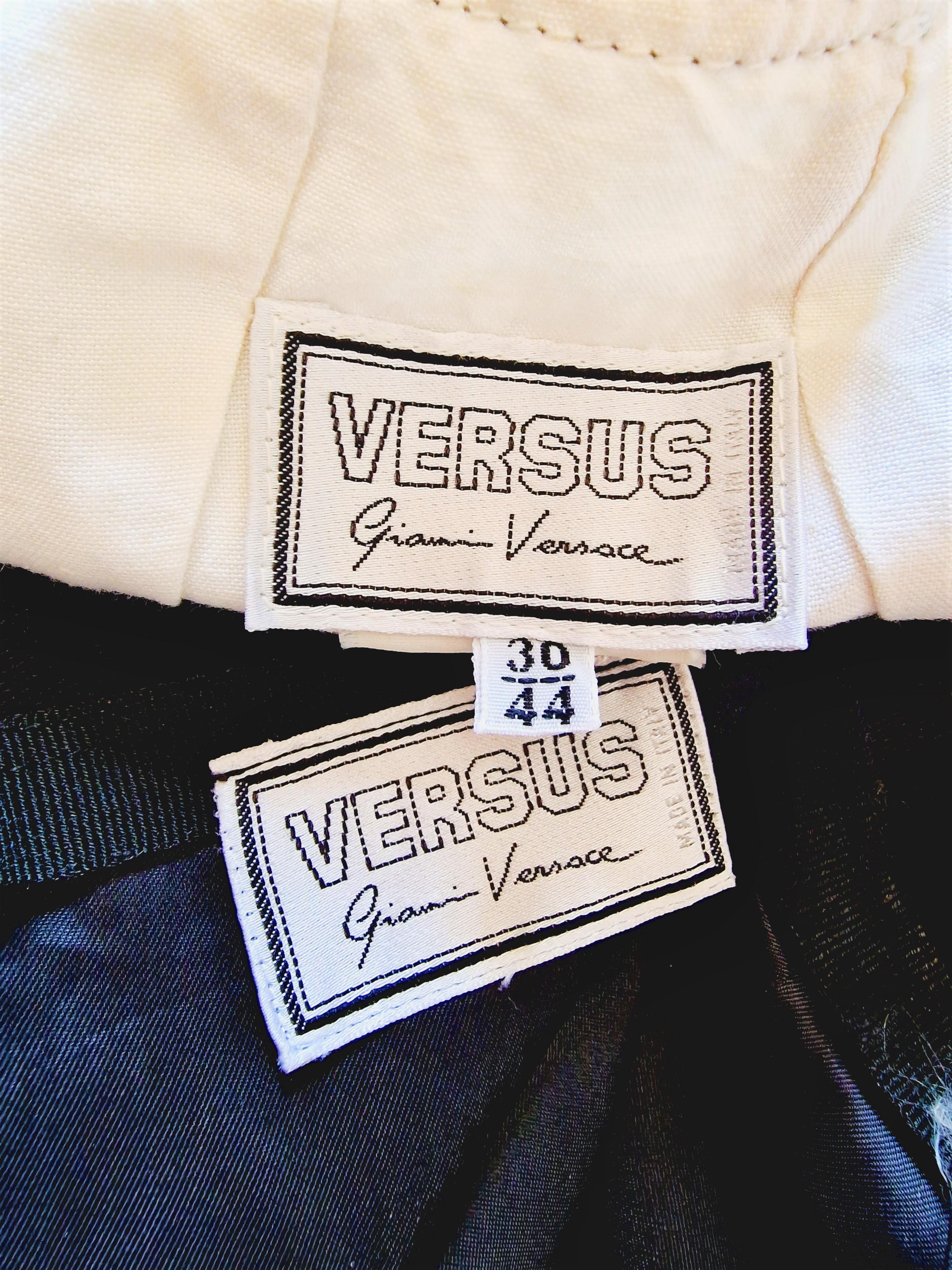 Gianni Versace Versus Straps S&M FW 1992 Bondage Vintage Ensemble haut-robe soutien-gorge en vente 8