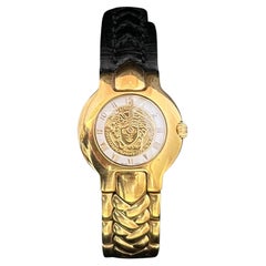 Used GIANNI VERSACE LIMITED EDITION 18K GOLD MEDUSA Watch #104