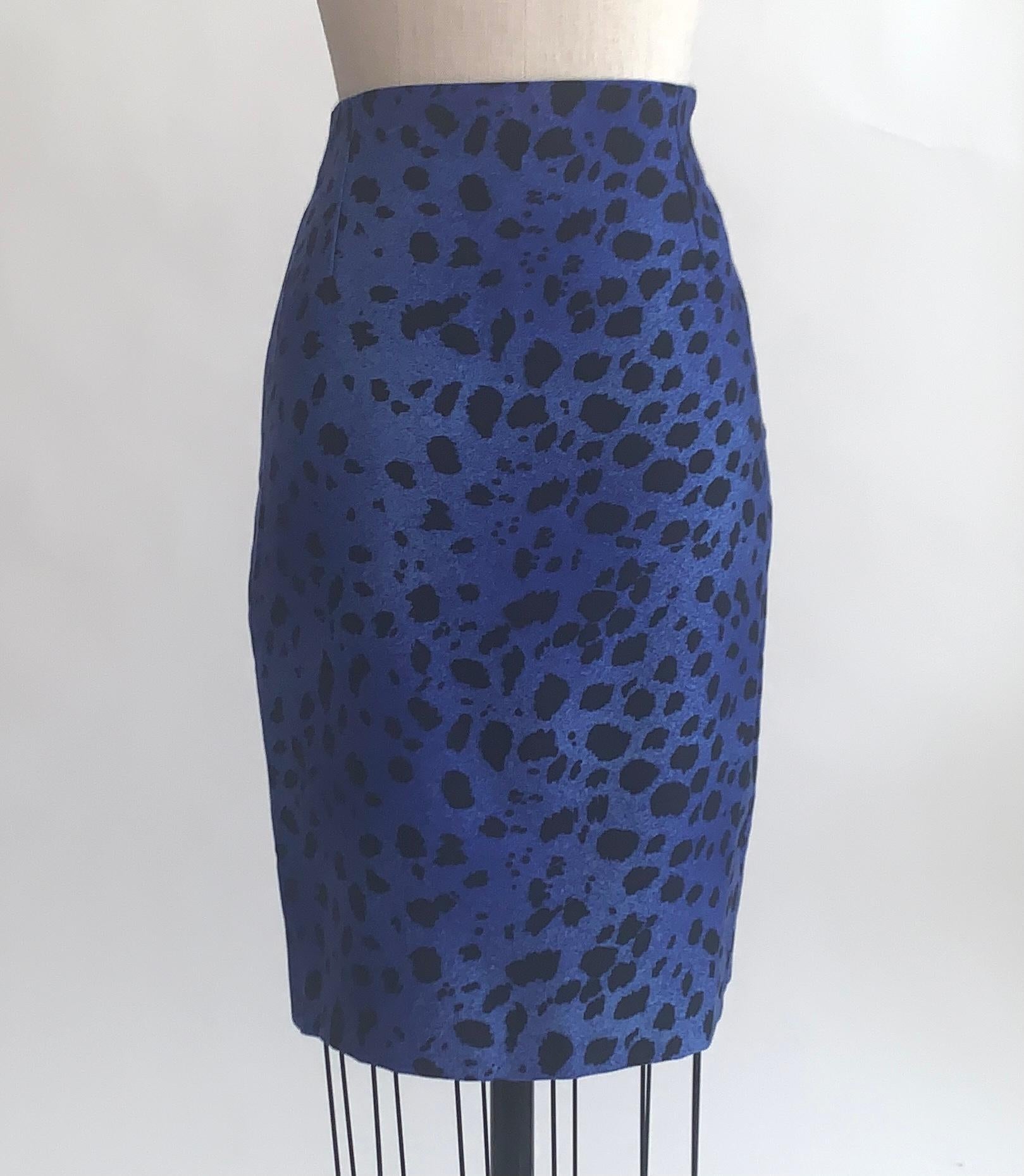 leopard pencil skirt