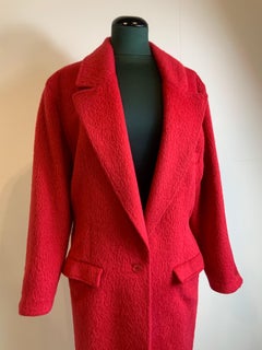 Gianni Versace vintage alpaca Long Coat