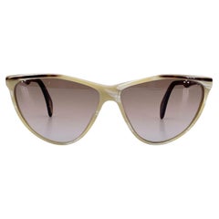 Gianni Versace Vintage Beige Brown Sunglasses 445 56/16 140mm