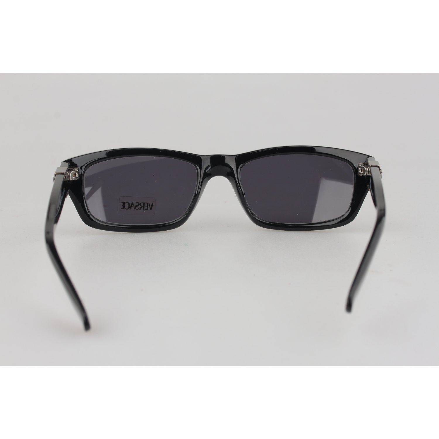 Gianni Versace Vintage Negro Menta Gafas de sol unisex Mod. 291/A Col 852 2