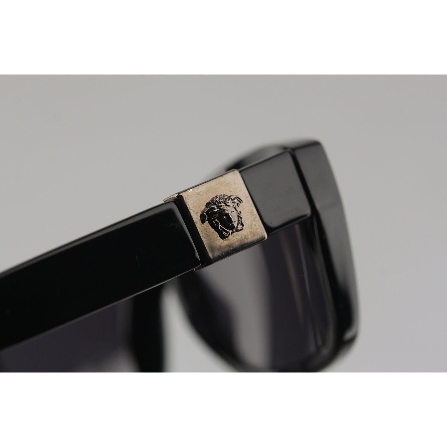 Gianni Versace Vintage Negro Menta Gafas de sol unisex Mod. 291/A Col 852 3
