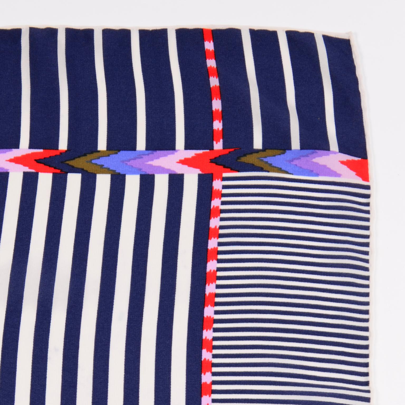 blue versace scarf