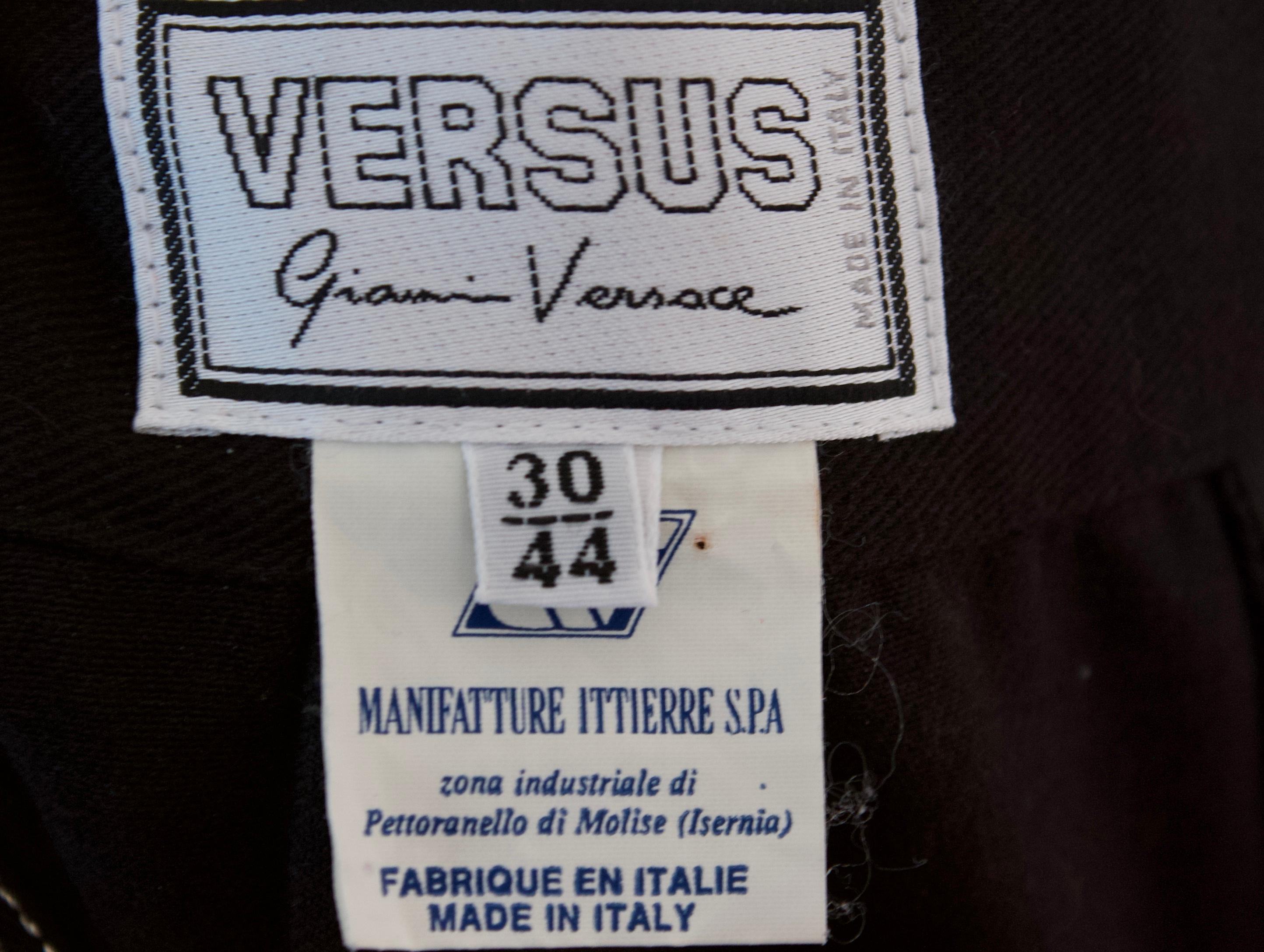 GIANNI VERSACE Vintage Bondage Skirt In Excellent Condition For Sale In Georgetown, ME