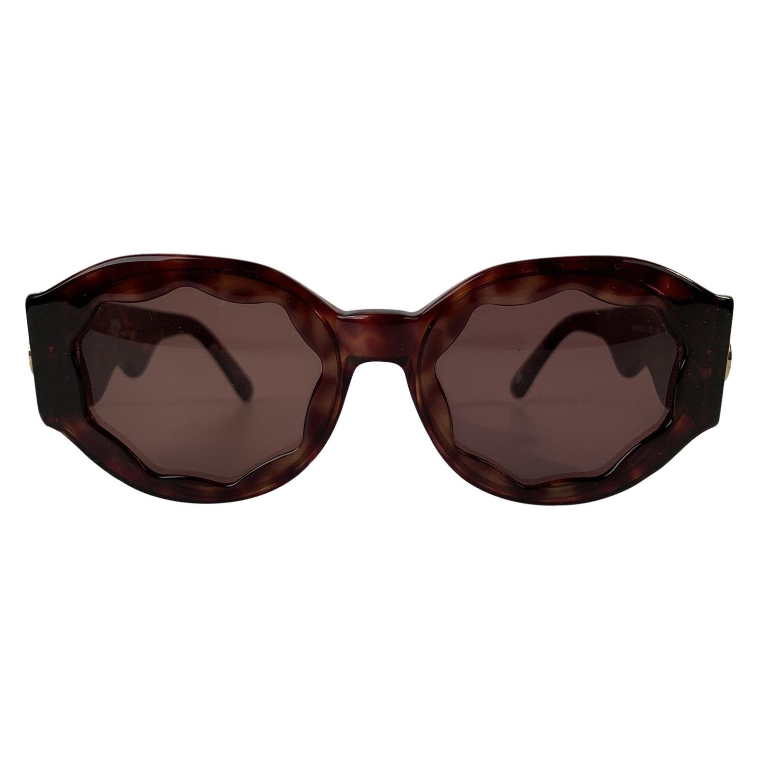 Gianni Versace Vintage Brown Medusa Mint Sunglasses Mod. S13 Col 740