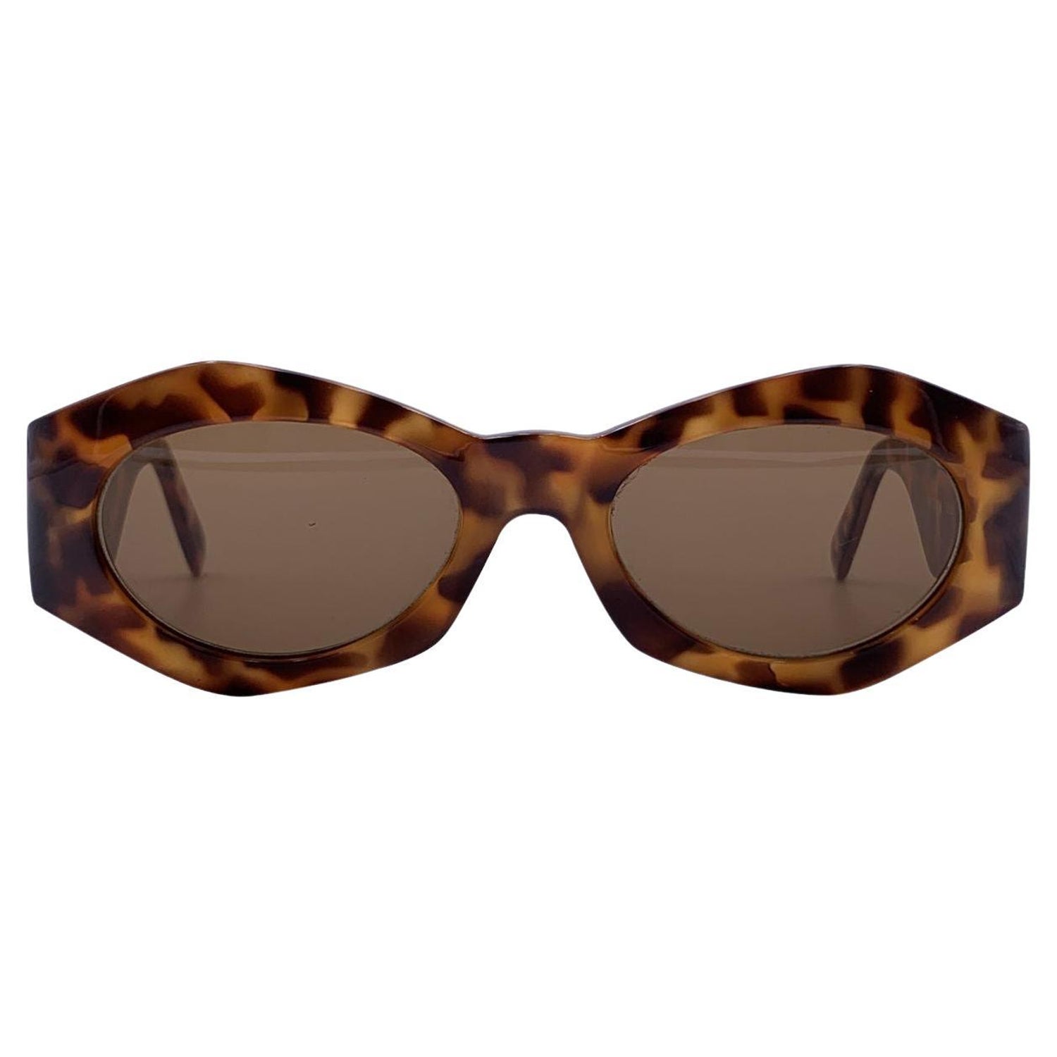 Gianni Versace Vintage Brown Mint Medusa Sunglasses 422/B Col. 280 For Sale  at 1stDibs