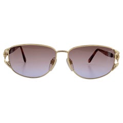 Gianni Versace Vintage Gold Metal Sunglasses mod. G41 56/14 130mm