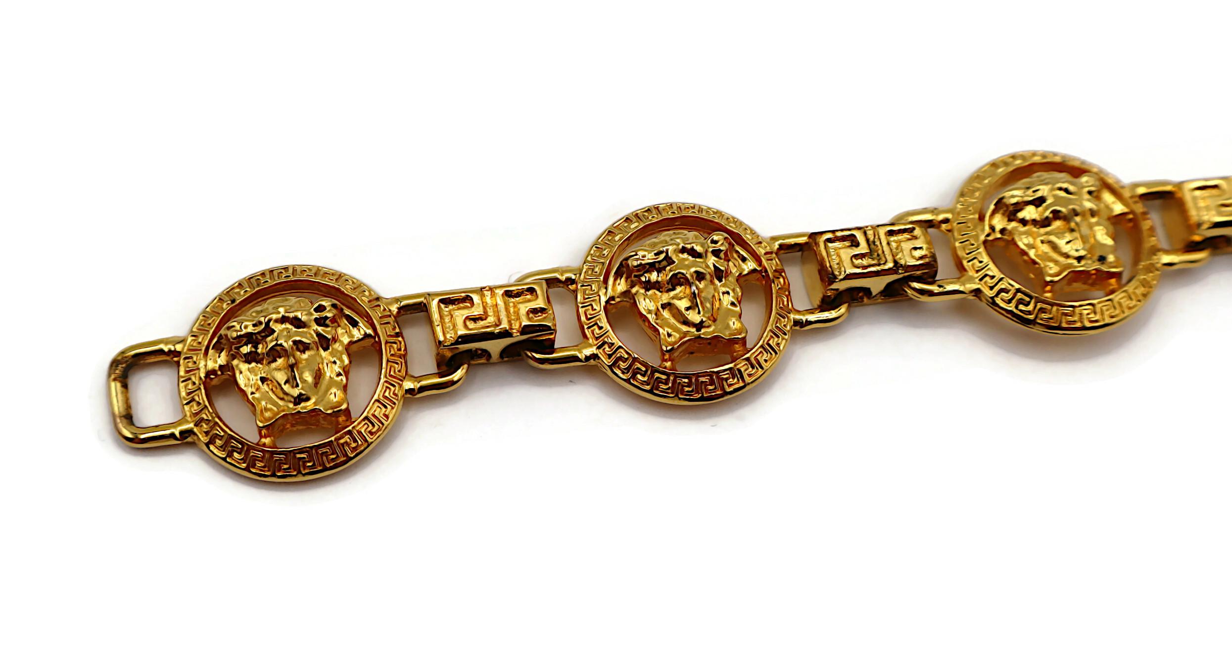 versace bracelet gold
