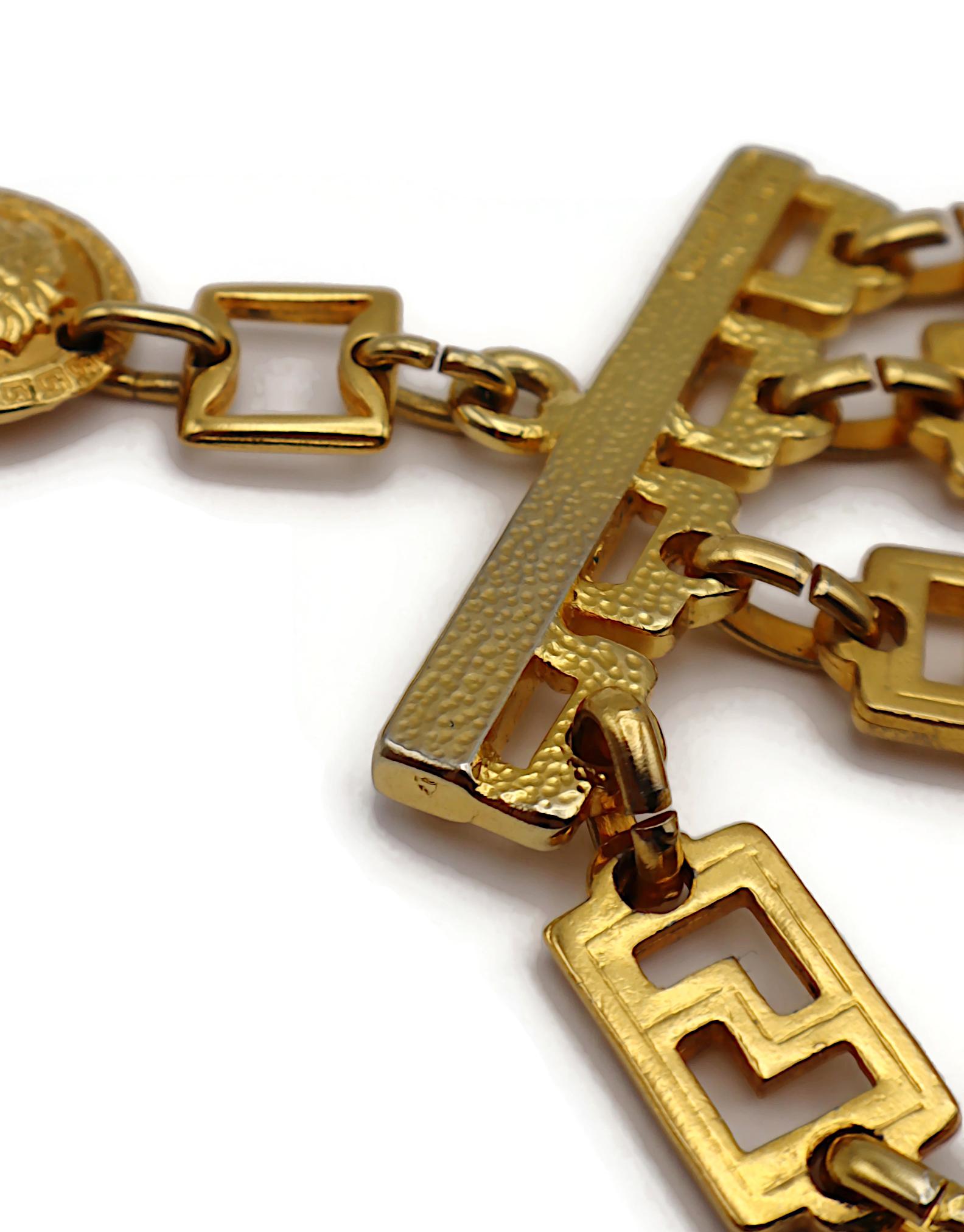 Gianni Versace - Collier ras du cou en or à quatre brins en forme de Méduse, 1992 en vente 14