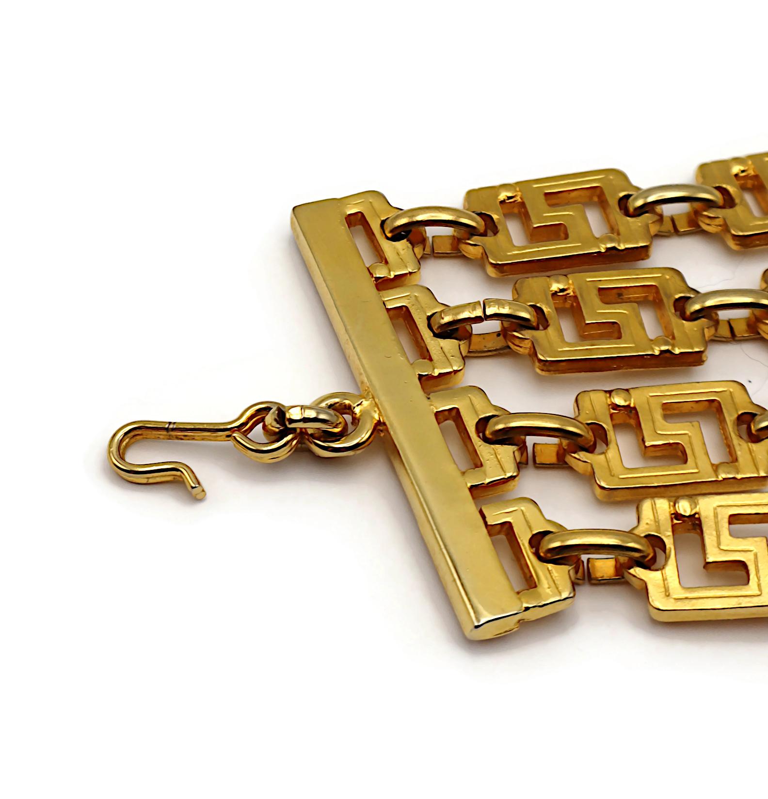 Gianni Versace - Collier ras du cou en or à quatre brins en forme de Méduse, 1992 en vente 1