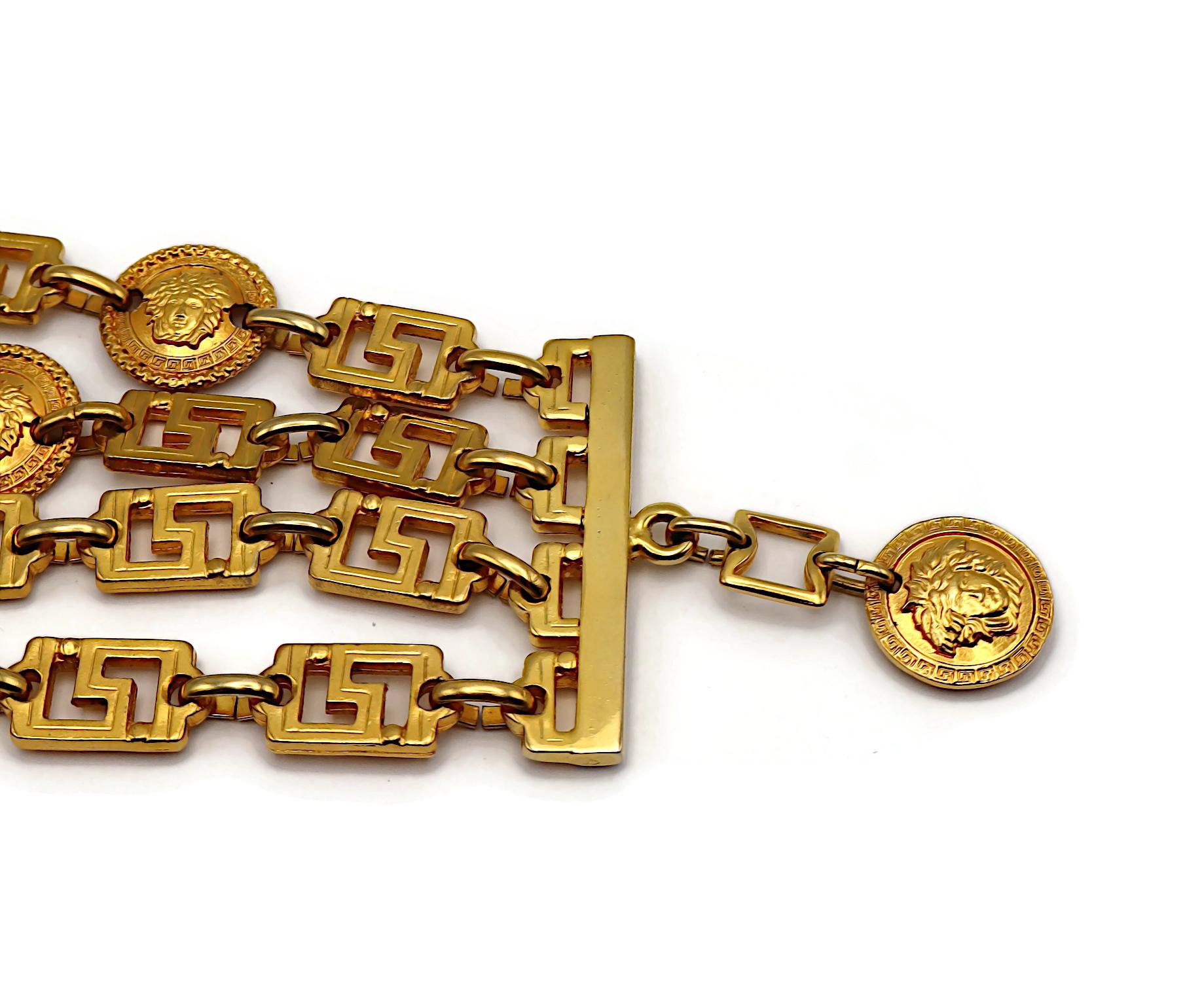 Gianni Versace - Collier ras du cou en or à quatre brins en forme de Méduse, 1992 en vente 6
