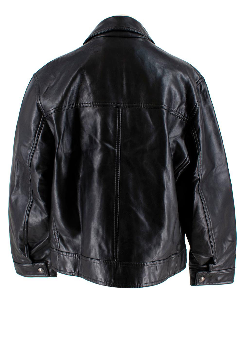 gianni versace leather jacket