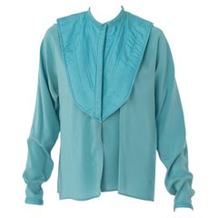 Gianni Versace Vintage Light Blue Shirt