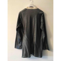 Gianni Versace Vintage Linen Jacket in Silver