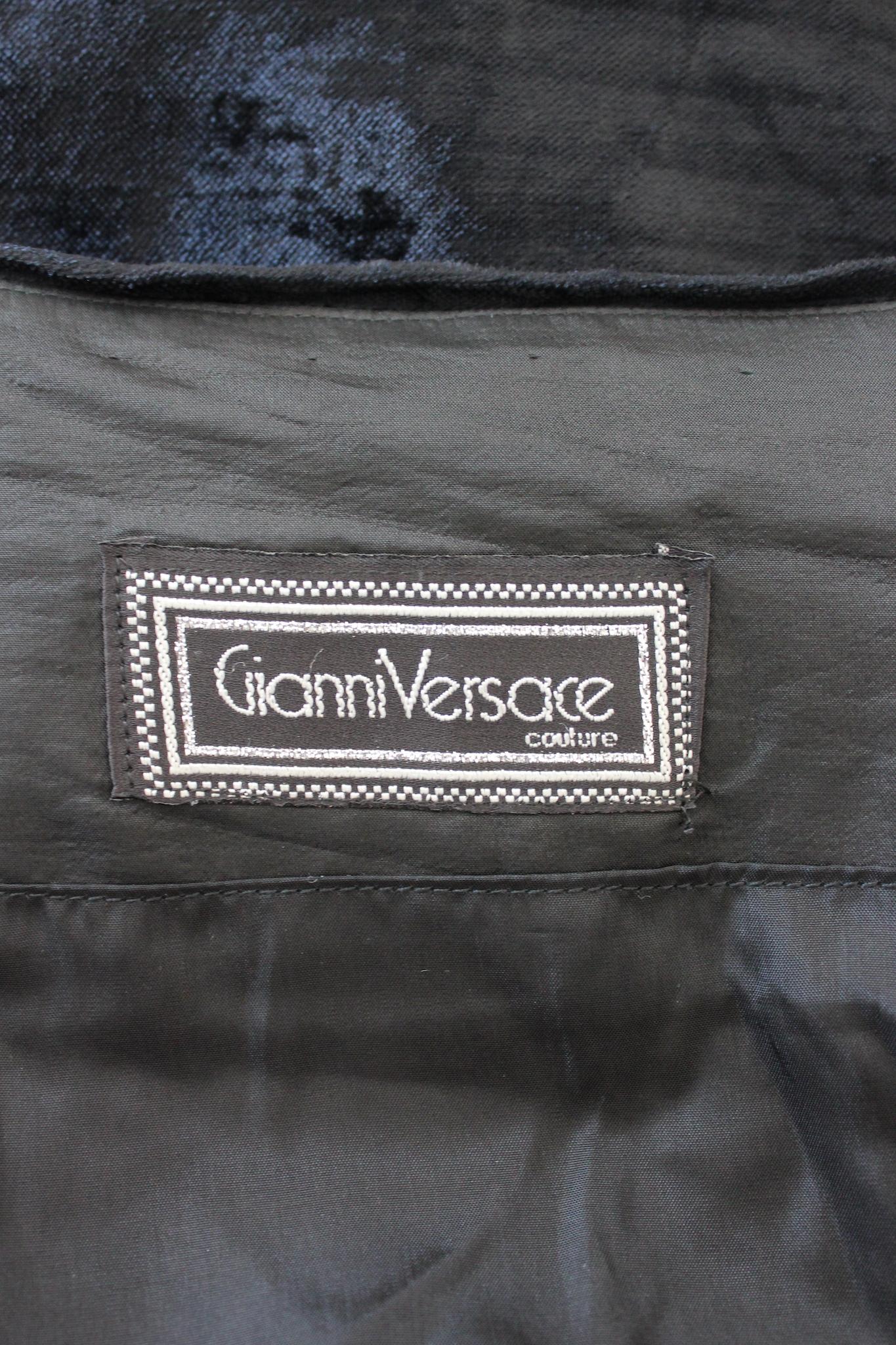 Gianni Versace Vintage Little Black Dress For Sale 1