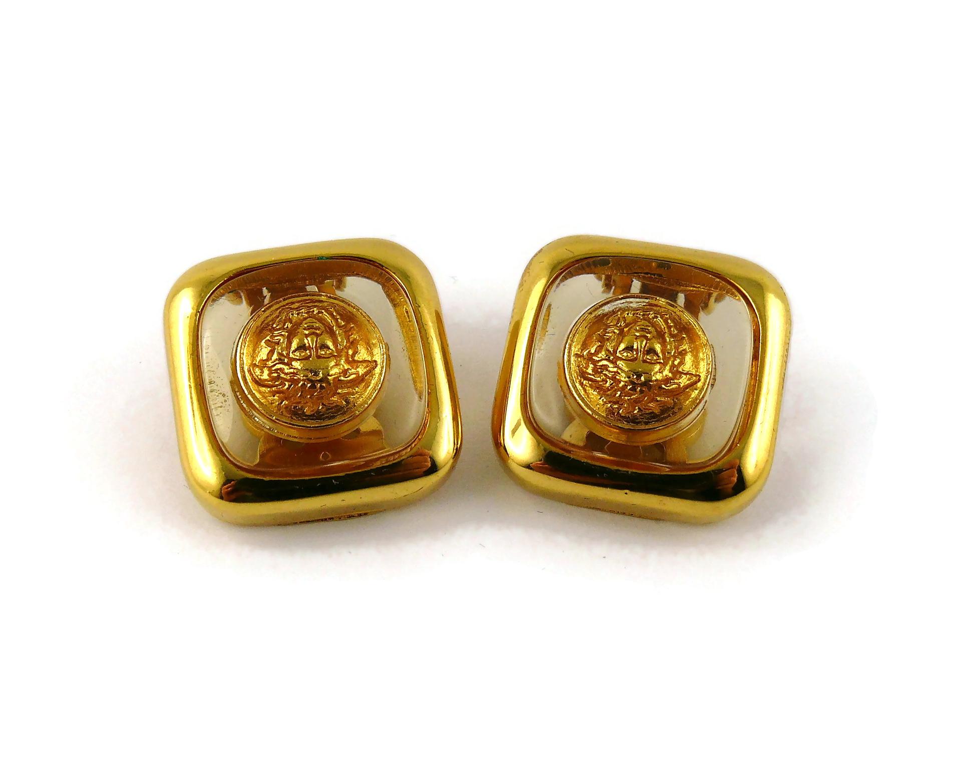 versace vintage earrings