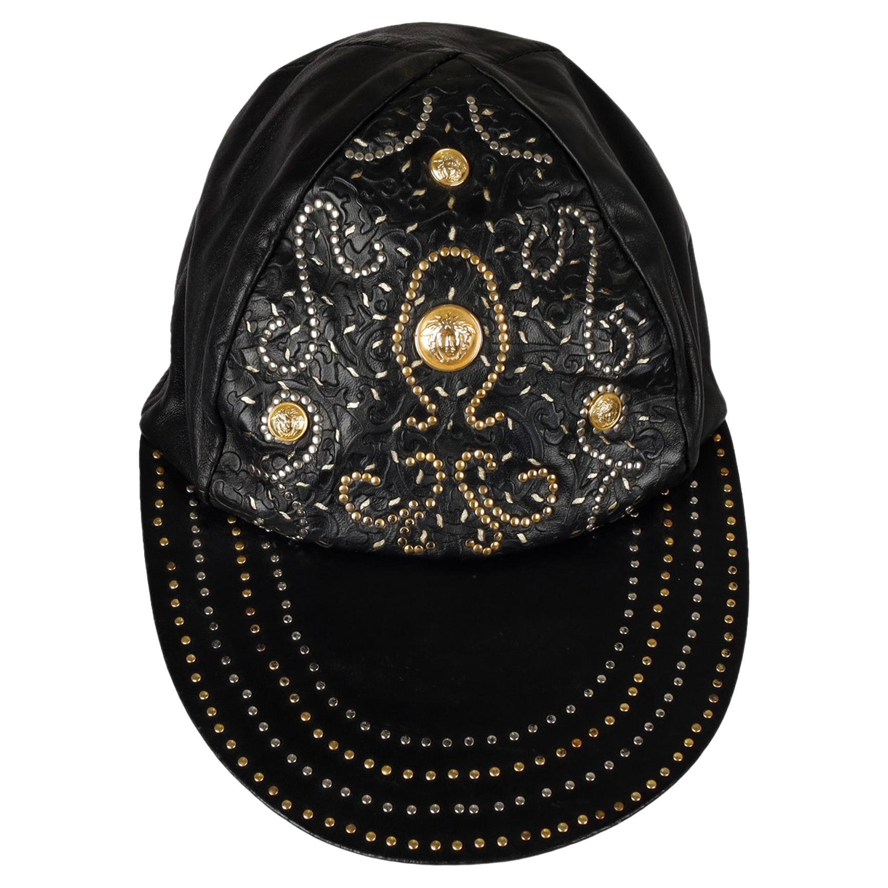 Gianni Versace Vintage Medusa Hat For Sale