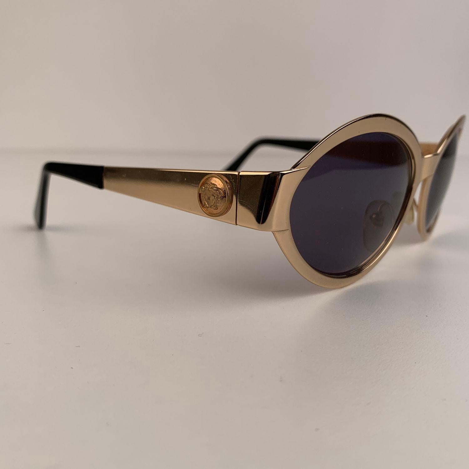 Gianni Versace Vintage Medusa Mint Sunglasses Mod S97 60-14 145mm In Excellent Condition In Rome, Rome