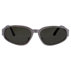 Gianni Versace Vintage Medusa Silver Sunglasses Mod S 96 58-17 130mm