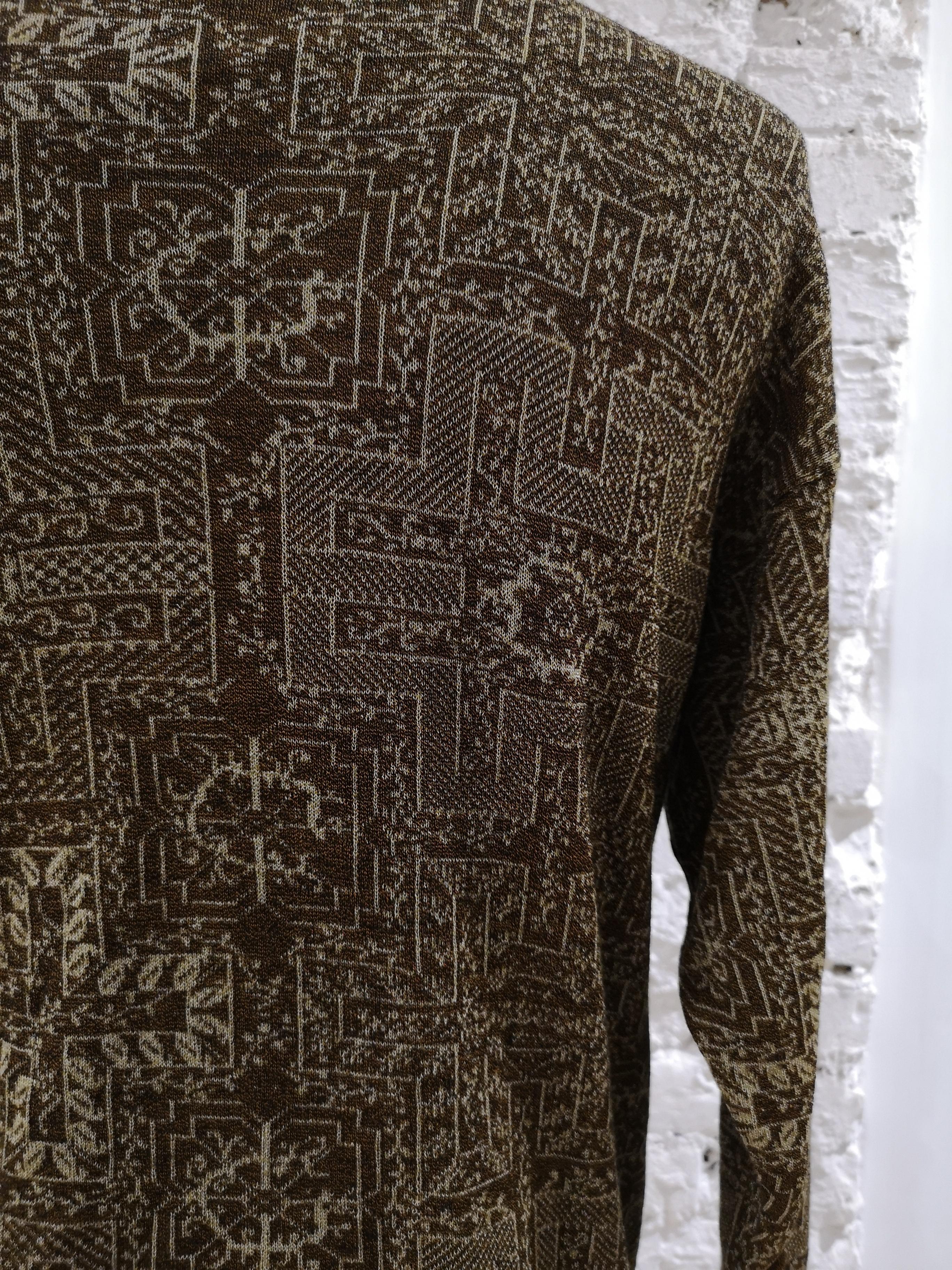 Gianni Versace vintage multicoloured wool sweater 2