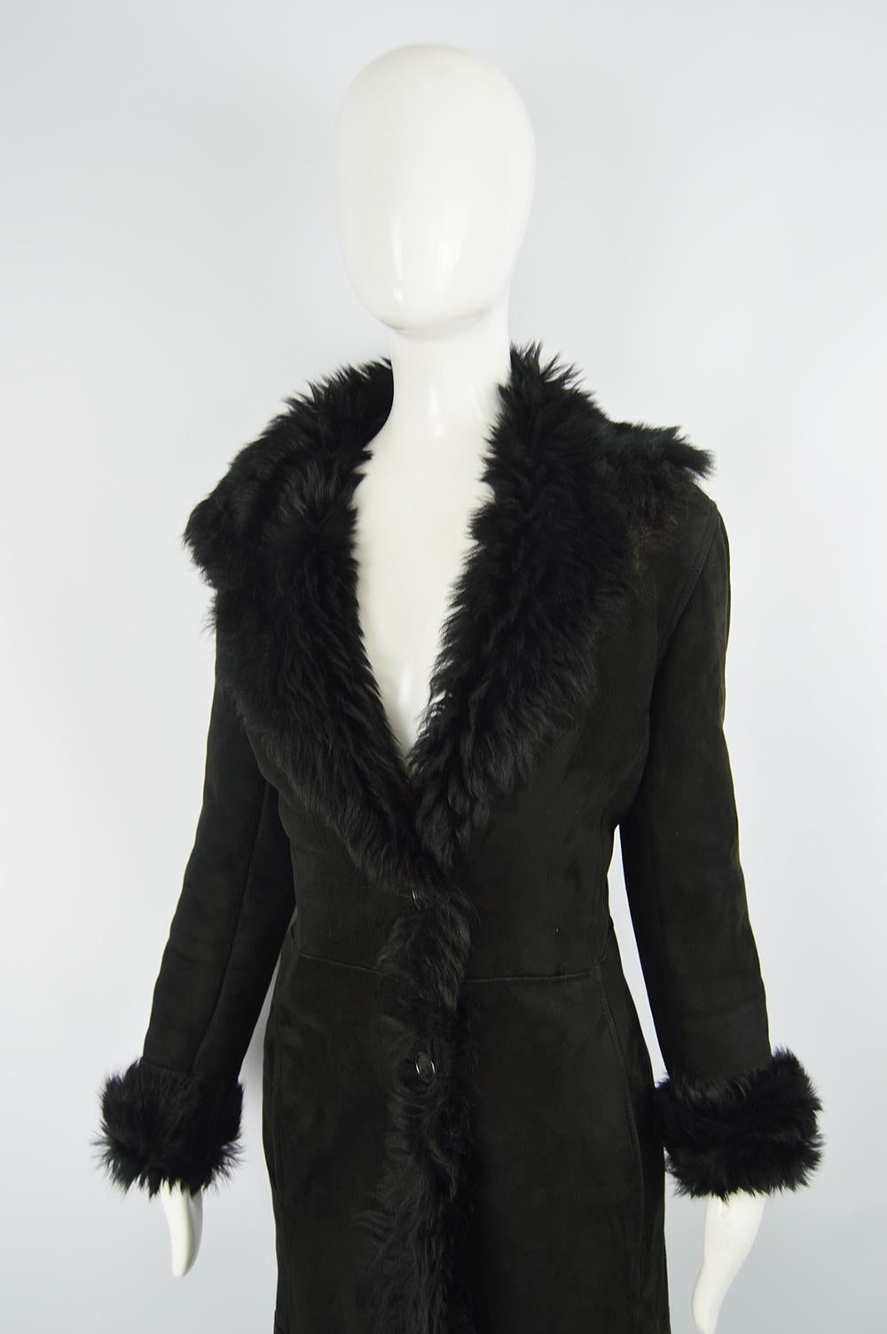 versace shearling coat
