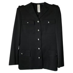 Gianni Versace Vintage Short Vest in Black
