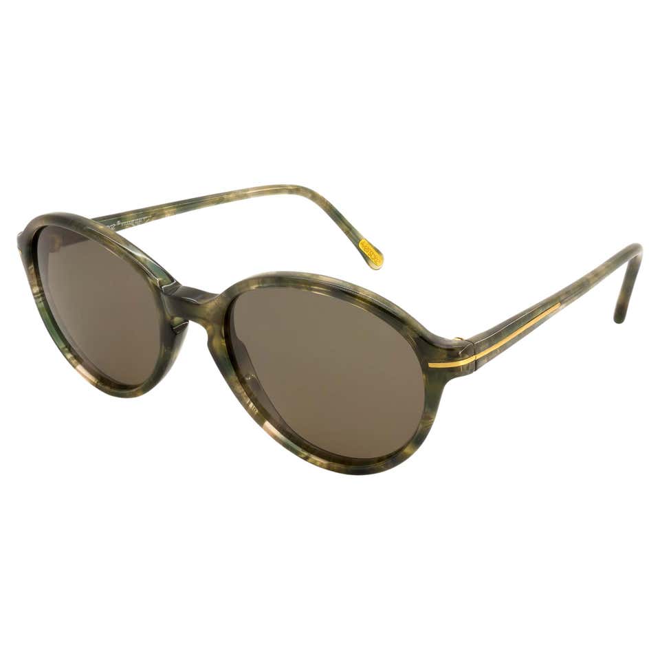 Authentic Versace Brown Sunglasses Mod 418 Col 900 Gold Medusa For Sale ...