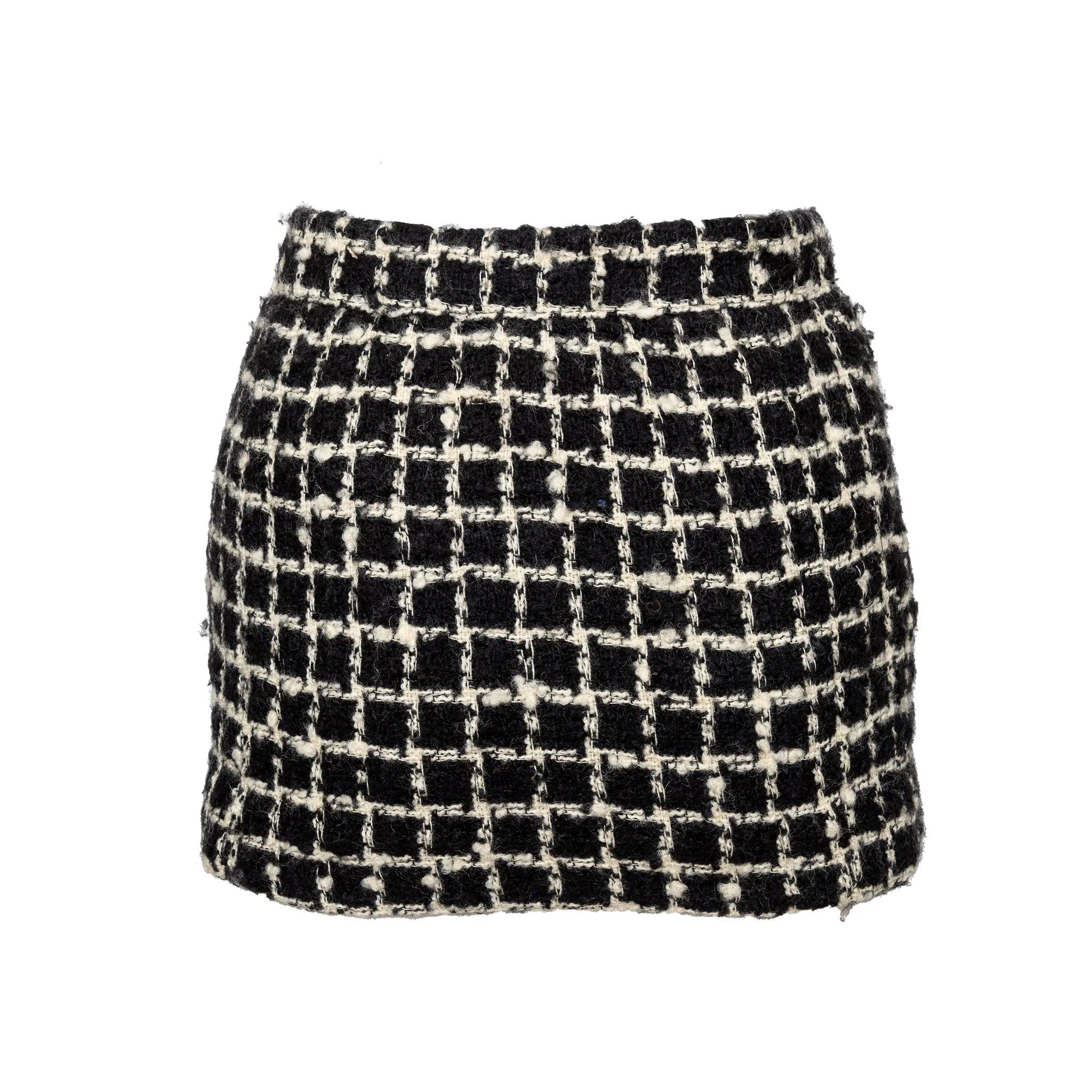 Gianni Versace Conjunto de Tweed Vintage - Años 90 en venta 2