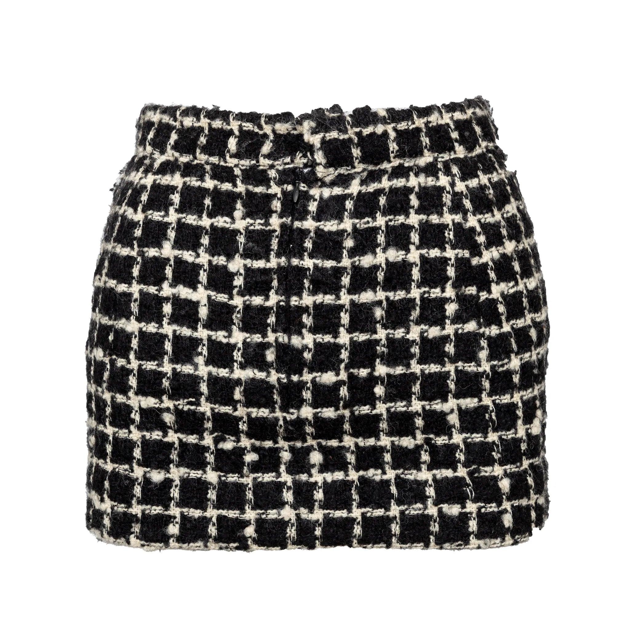 Gianni Versace Conjunto de Tweed Vintage - Años 90 en venta 4