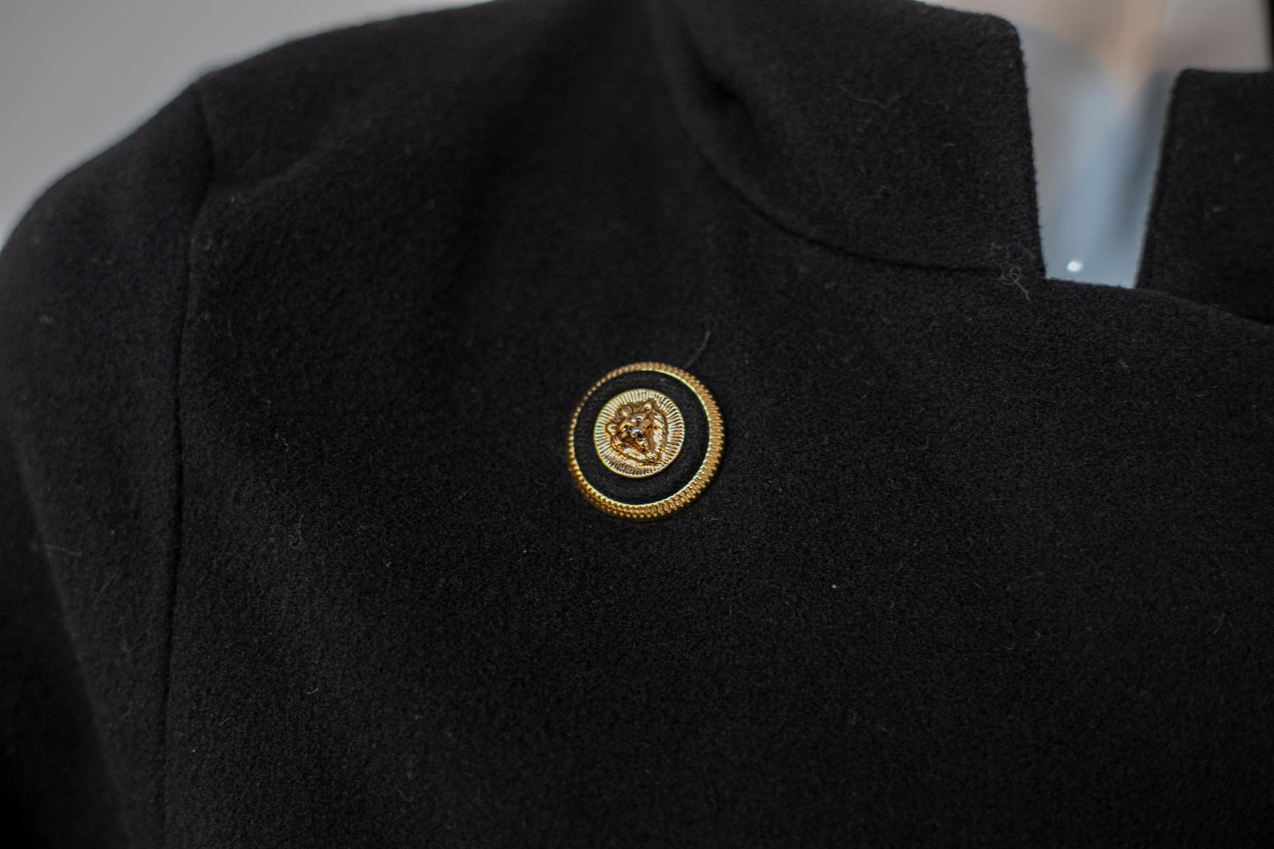 Black Gianni Versace Vintage Velvet Jacket