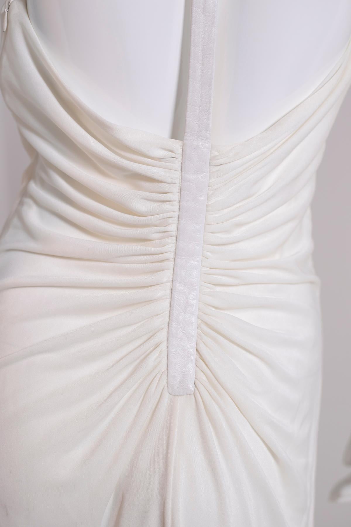 Gianni Versace White Chic Dress In Good Condition In Milano, IT