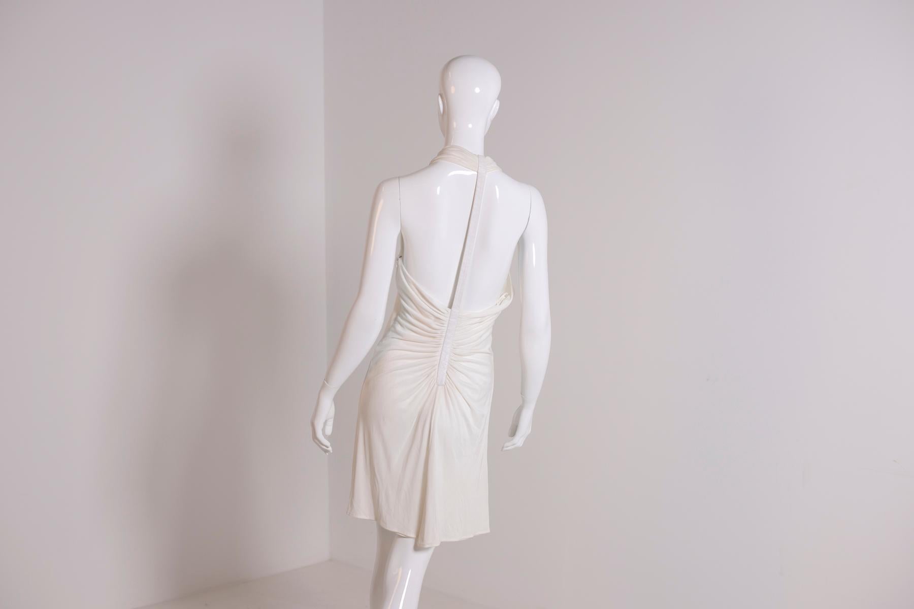 Gianni Versace White Chic Dress 4