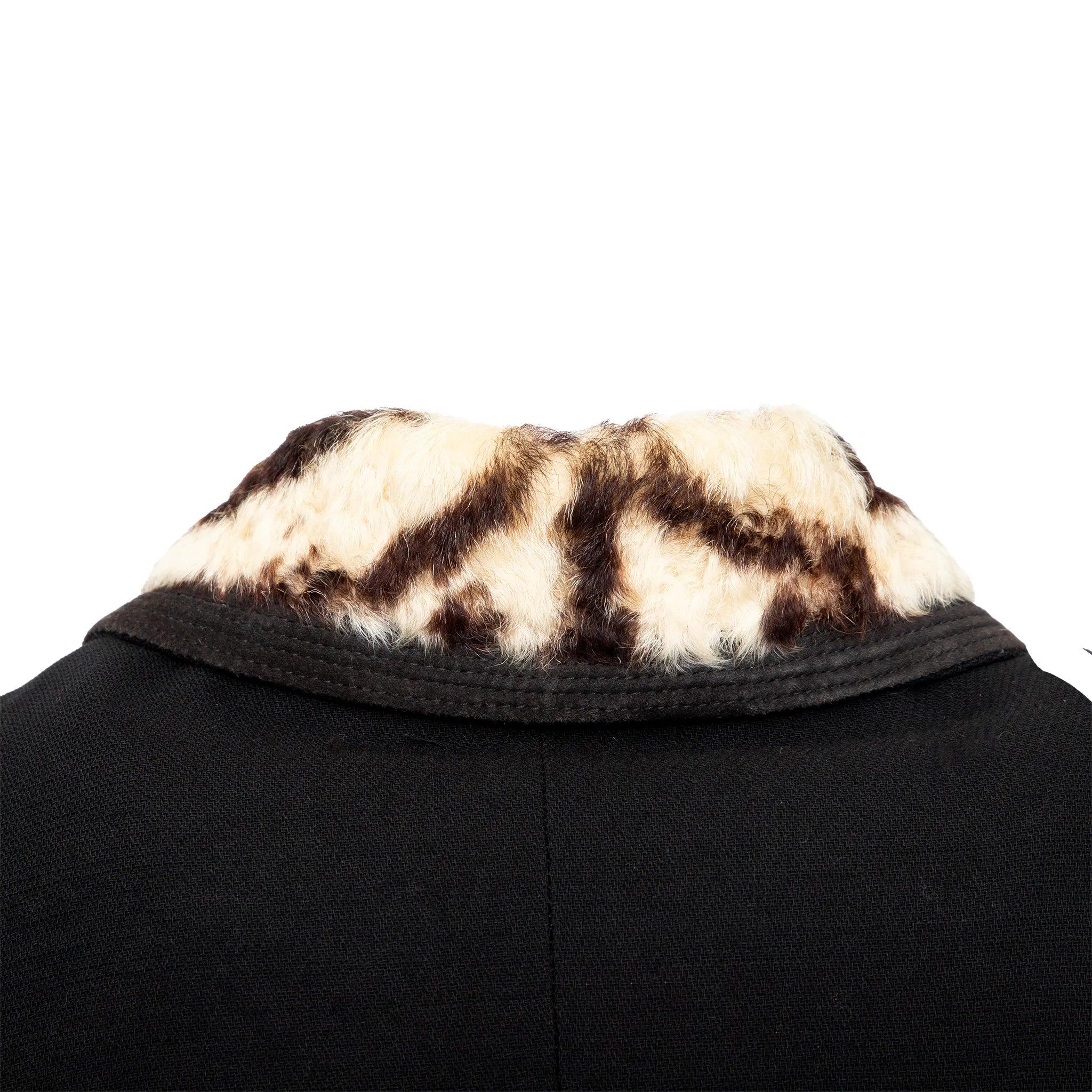 Gianni Versace Veste en laine avec empiècements en fourrure - années 90 Pour femmes en vente