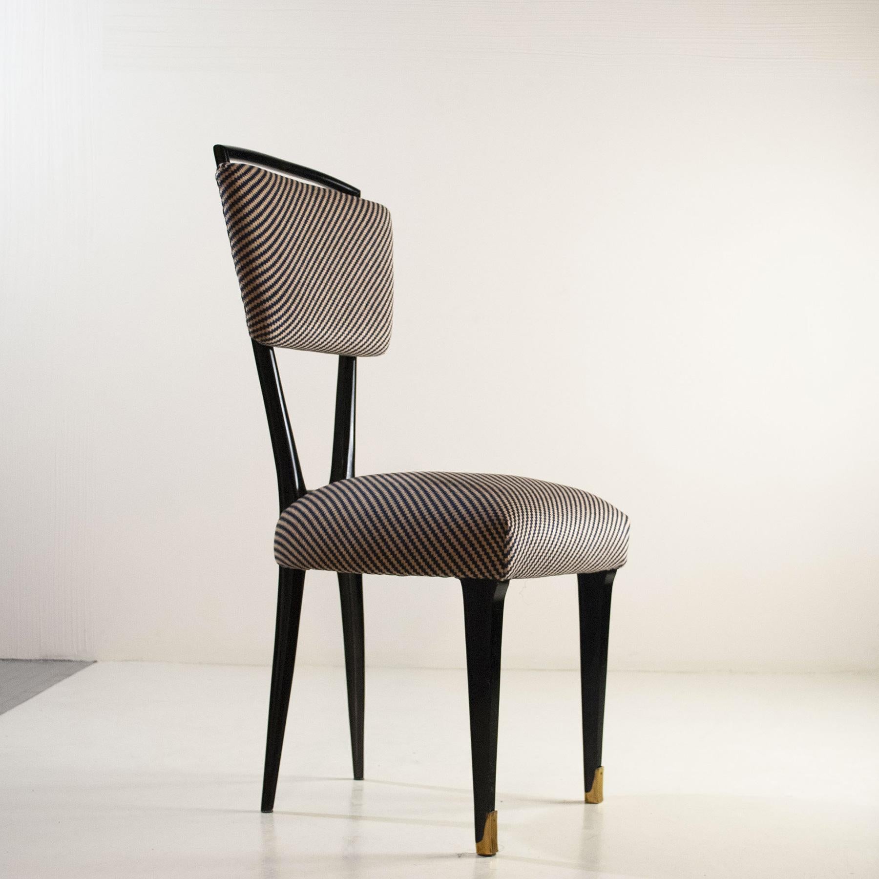 Gianni Vigorelli Italian Designer Set 8 Chairs 50's 6