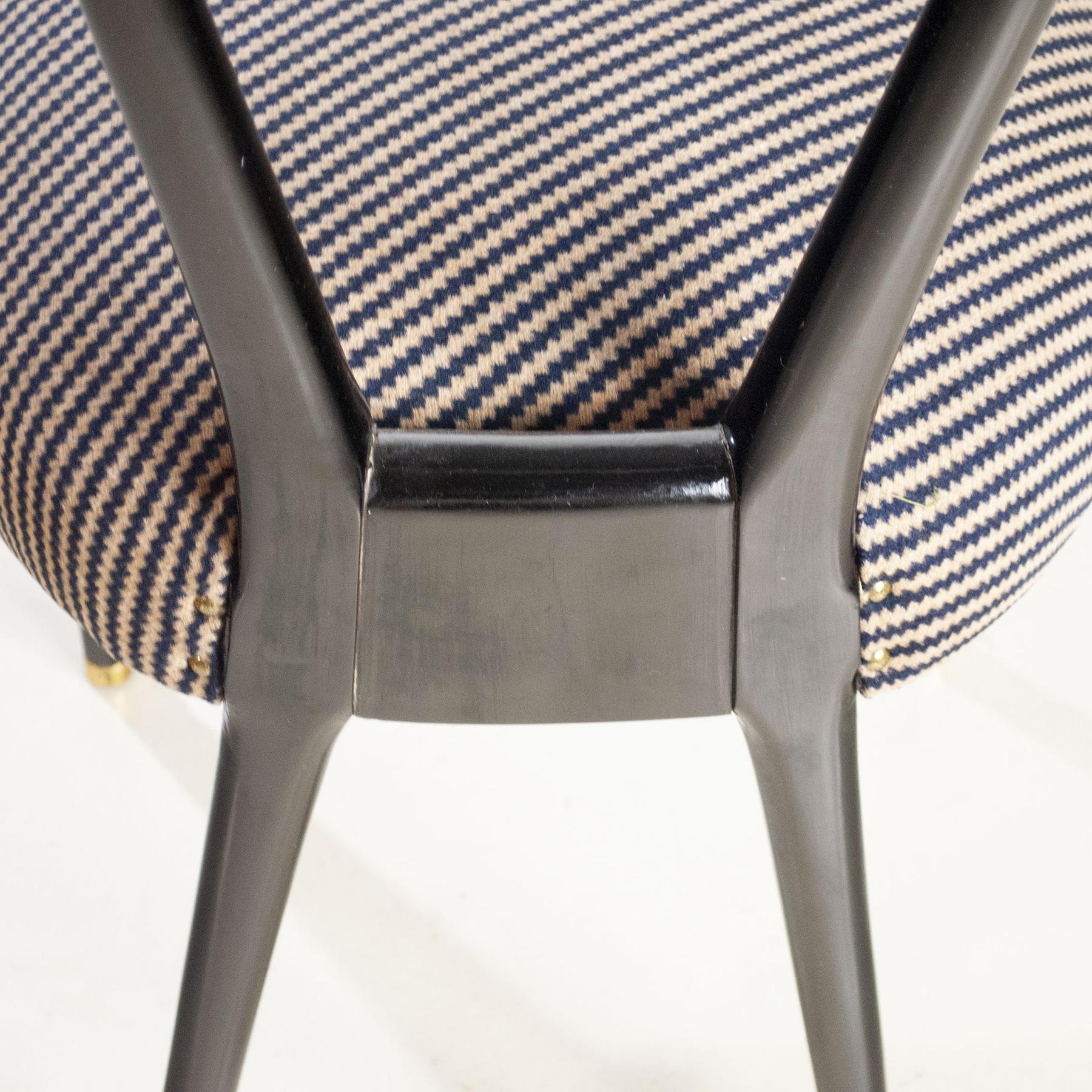 Gianni Vigorelli Italian Designer Set 8 Chairs 50's 9