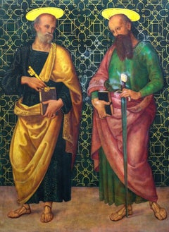 Saint Peter & Saint Paul, oil on panel