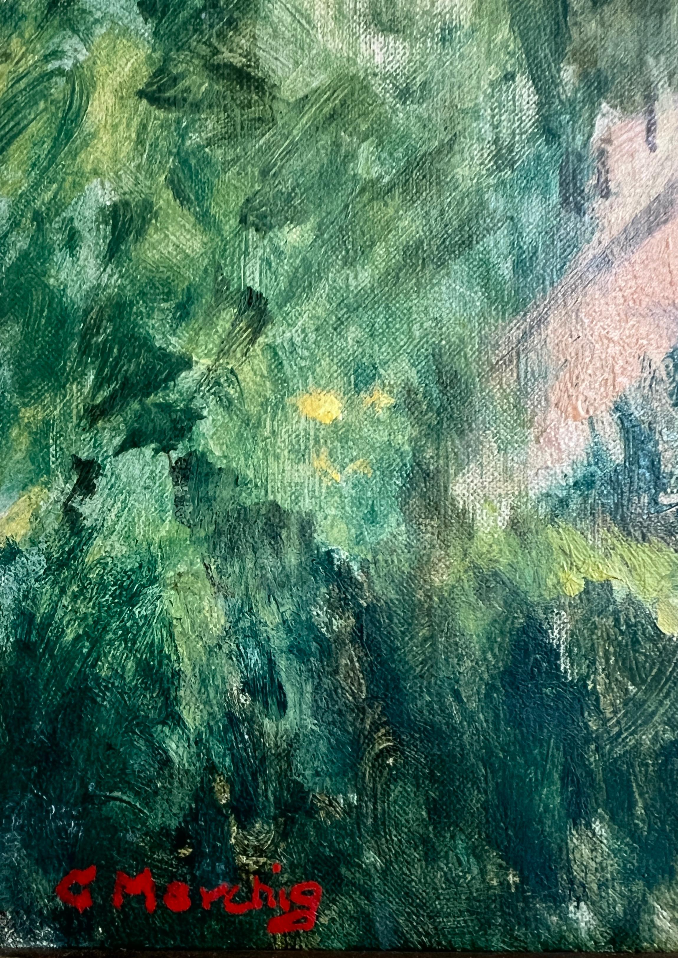 Paesaggio di Romagna, Italie - École italienne Painting par Giannino Marchig