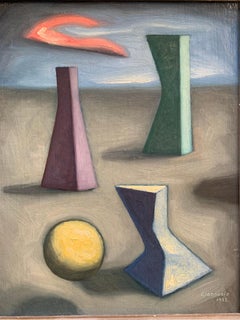 Composition II - Floating Bodies, Dated 1952, Gianpaolo Lazzaro