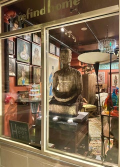 Giant 19th c. Seated Sri Lankan Buddha