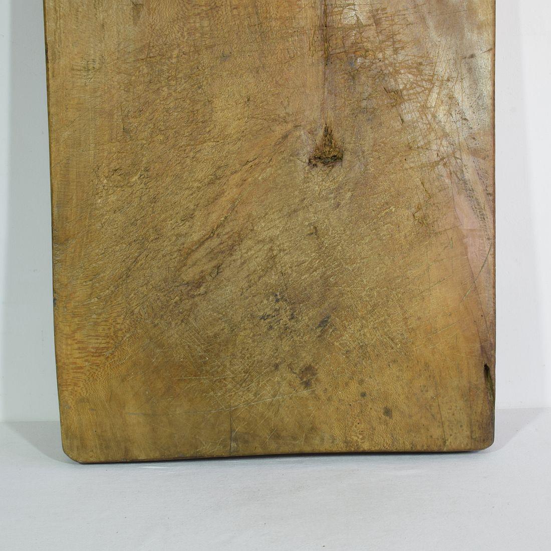 Giant 19th Century, French Wooden Chopping or Cutting Board 10