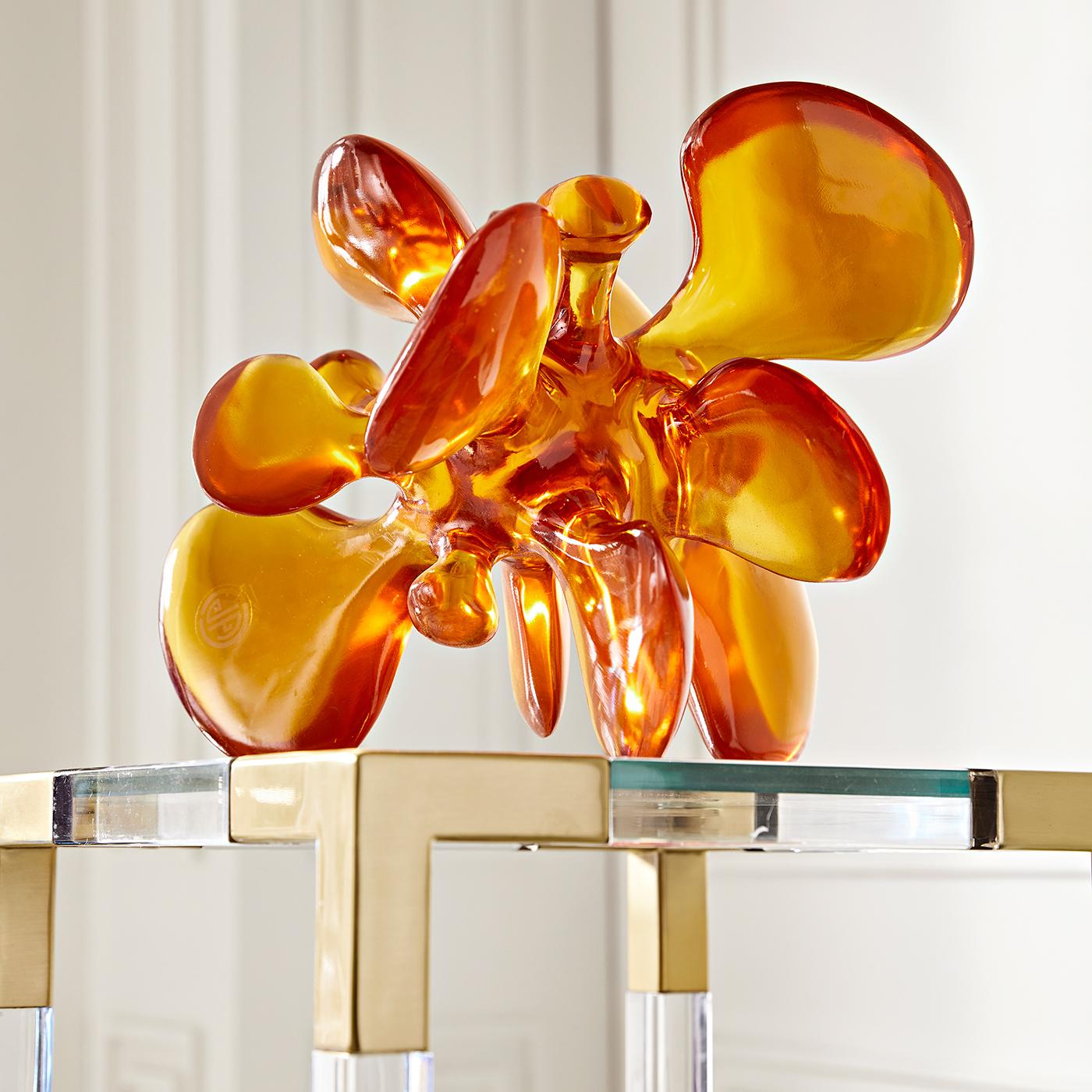See creature. A modern interpretation of a Classic starburst sculpture with a nod to the organic forms of the sea. Looks fab anchoring a tablescape or makes a great focal point in an unused fireplace.

Our oversized acrylic sculptures start their
