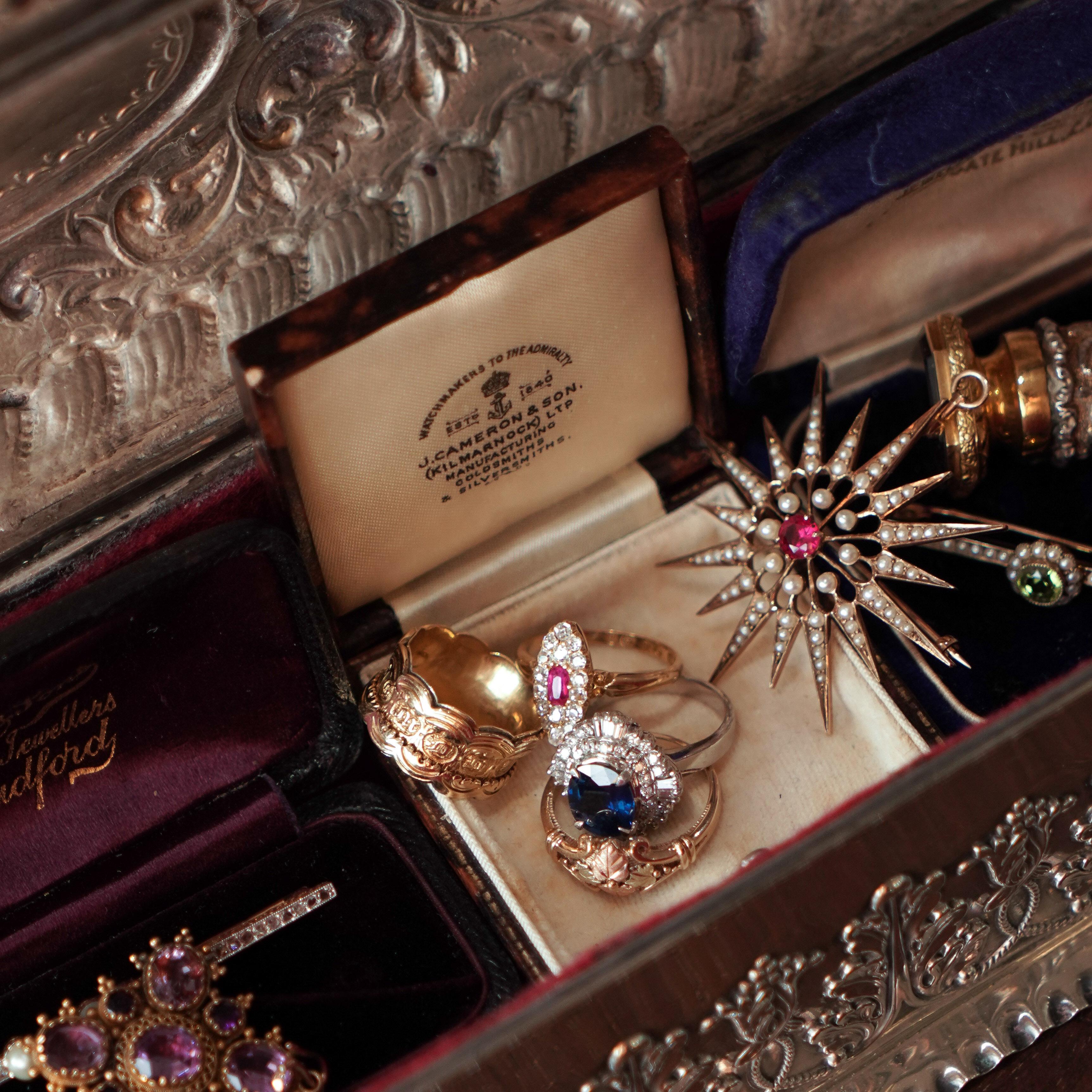 Giant Antique Edwardian Solid Silver Jewellery Box - Mappin & Webb Ltd 1901 For Sale 14
