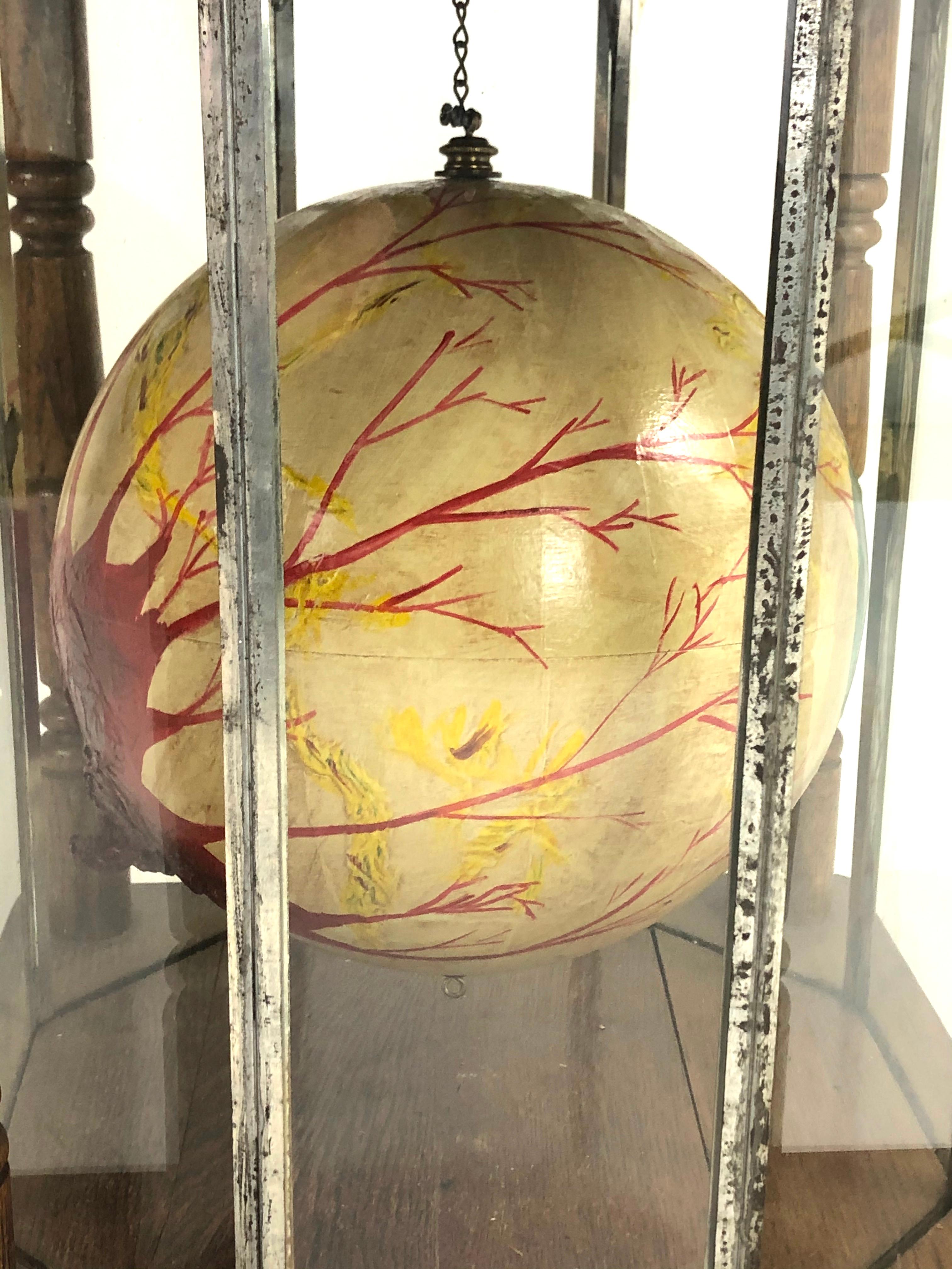 Giant Antique Ophthalmologist's Model of an Eye in Its Original Case 3